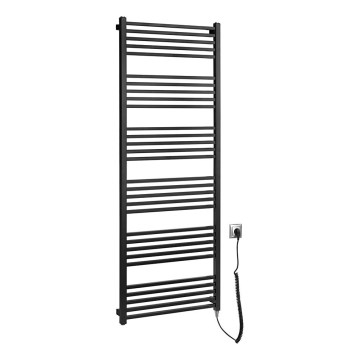 Sapho - Elektrische handdoekradiator METRO-E 800W 162x60 cm mat zwart