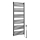 Sapho - Elektrische handdoekradiator METRO-E 800W 162x60 cm mat zwart