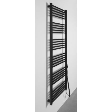Sapho - Elektrische handdoekradiator METRO-E 800W 162x60 cm mat zwart