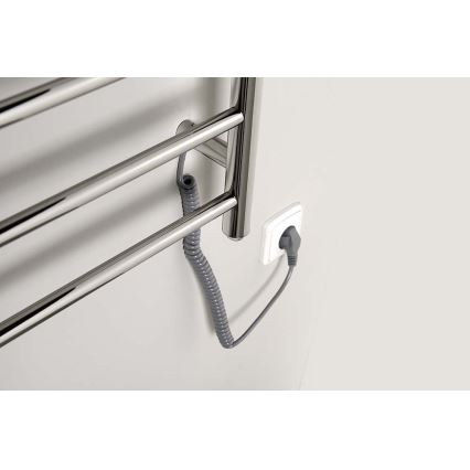 Sapho - Elektrische handdoekradiator REDONDO 130W/230V 63x116 cm glanzend chroom