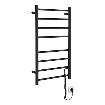 Sapho - Elektrische handdoekradiator REDONDO 75W 90x50 cm mat zwart