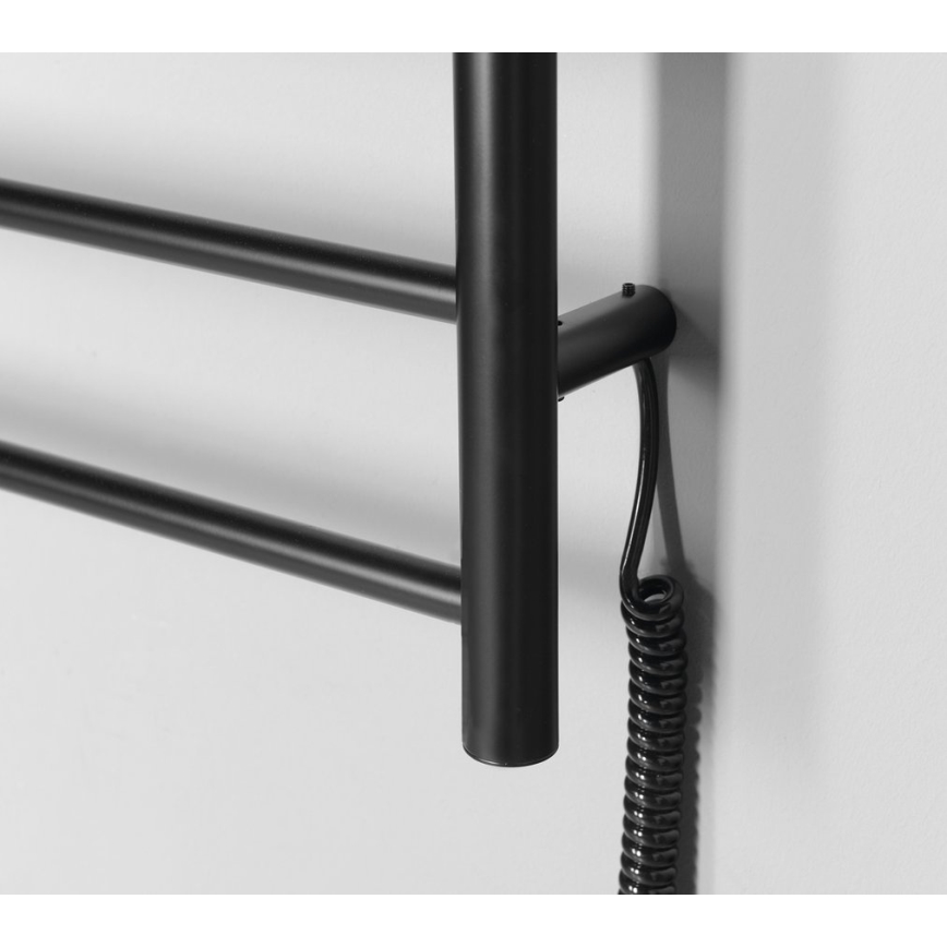 Sapho - Elektrische handdoekradiator REDONDO 75W 90x50 cm mat zwart