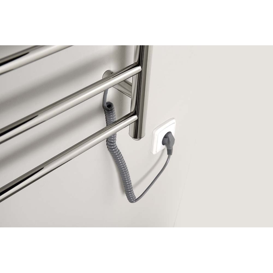 Sapho - Elektrische handdoekwarmer REDONDO 130 W 116 x 63 cm glanzend chroom