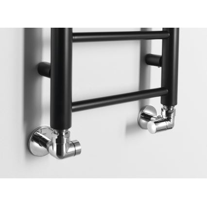 Sapho - Handdoekradiator DINA 278W 30x138 cm mat zwart