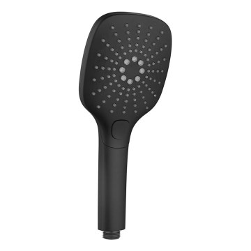 Sapho - Handdouche met knop mat zwart