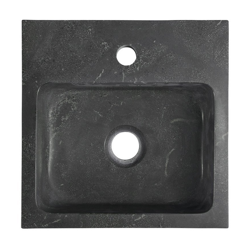 Sapho - Hangende wastafel BLOK 30 x 30 cm antraciet