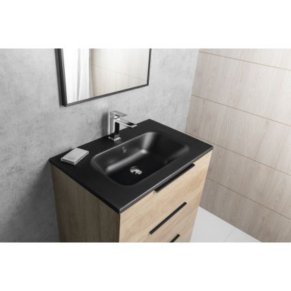 Sapho - Kraan voor wastafel CUBEMIX 15,3 cm messing