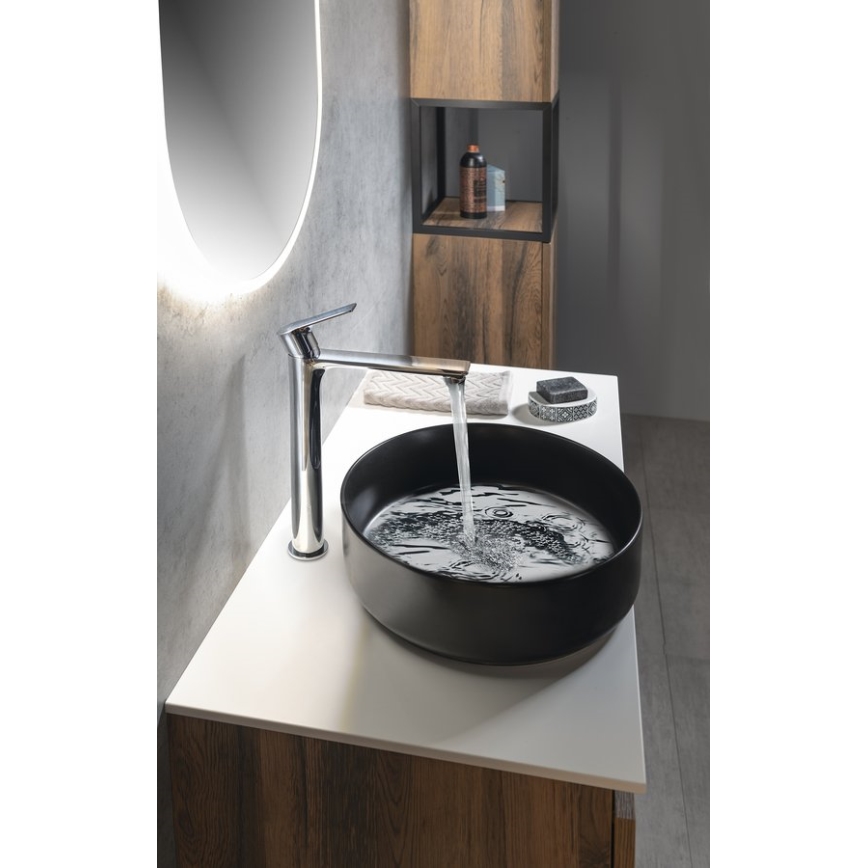Sapho - Kraan voor wastafel PAX 31,5 cm glanzend chroom