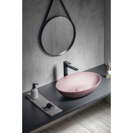 Sapho - Opbouwwastafel FORMIGO 60x40 cm beton/roze
