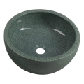 Sapho - Opbouwwastafel PRIORI Ø 42 cm keramiek/groen