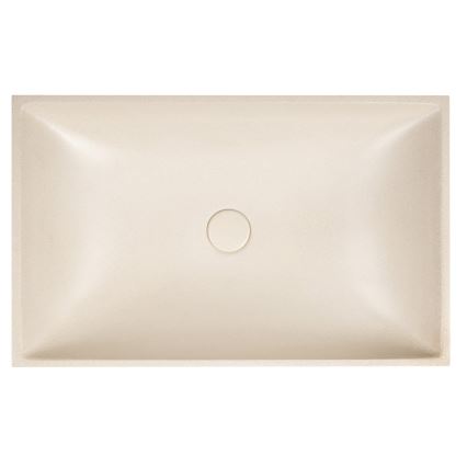 Sapho - Opzetwastafel 58x36 cm beton/beige