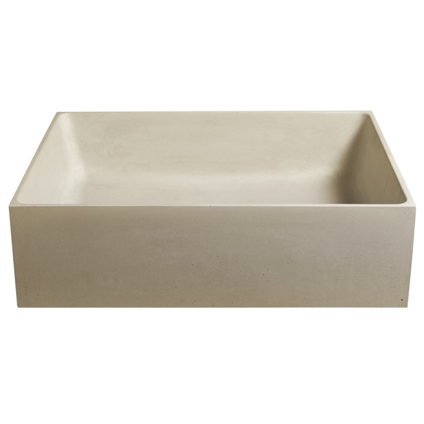 Sapho - Opzetwastafel FORMIGO 47,5 x 36,5 cm beton/beige