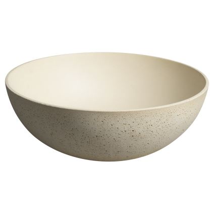 Sapho - Opzetwastafel FORMIGO Ø 39 cm beton/beige