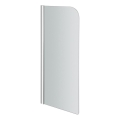 Sapho - Scheidingswand voor urinoirs 40x100 cm melkglas