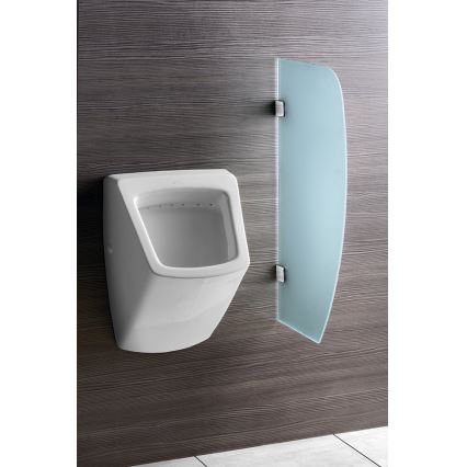 Sapho - Scheidingswand voor urinoirs 40x80 cm matglas
