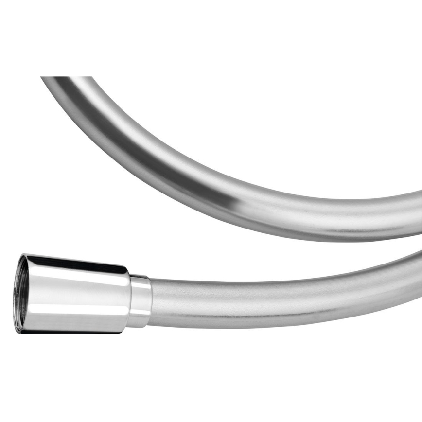 Sapho - SOFTFLEX doucheslang 120 cm metallic zilver