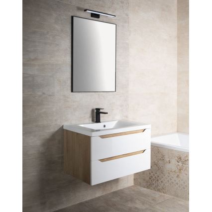 Sapho - Spiegel in lijst AROWANA 60x80 cm mat zwart