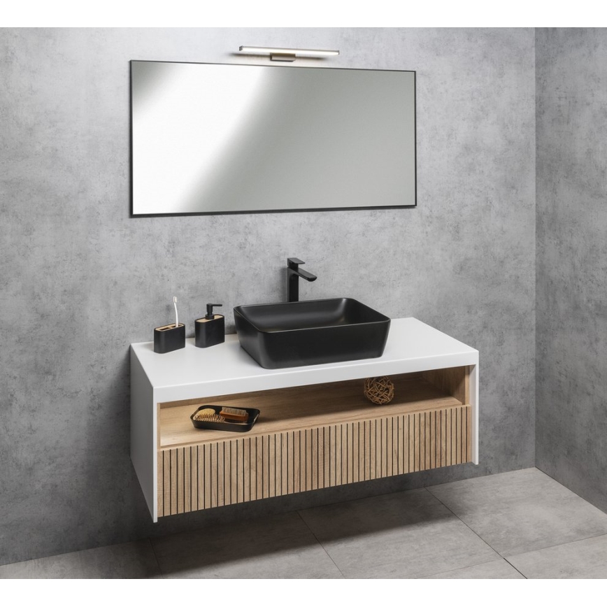 Sapho - Spiegel met lijst AROWANA 50x80 mat zwart