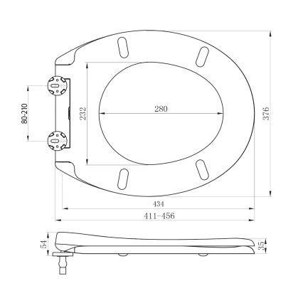 Sapho - Toiletbril ADINA SoftClose wit
