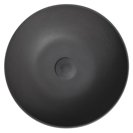 Sapho - Waskom voor op werkblad FORMIGO Ø 39 cm beton/antraciet