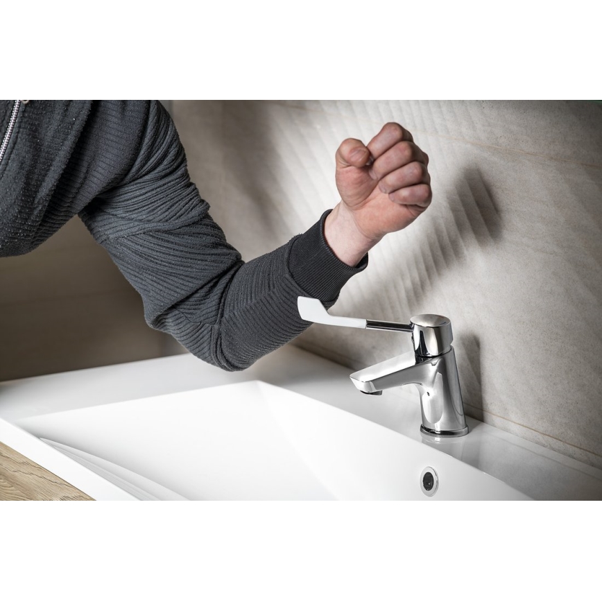 Sapho - Wastafelkraan LEA 15,4 cm glanzend chroom