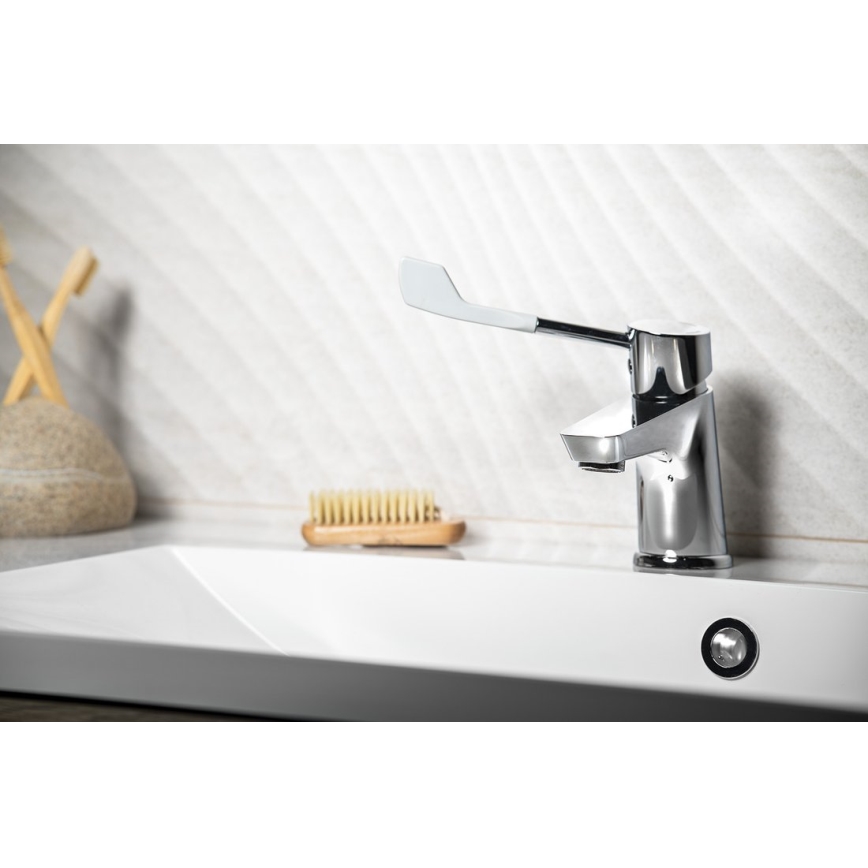 Sapho - Wastafelkraan LEA 15,4 cm glanzend chroom