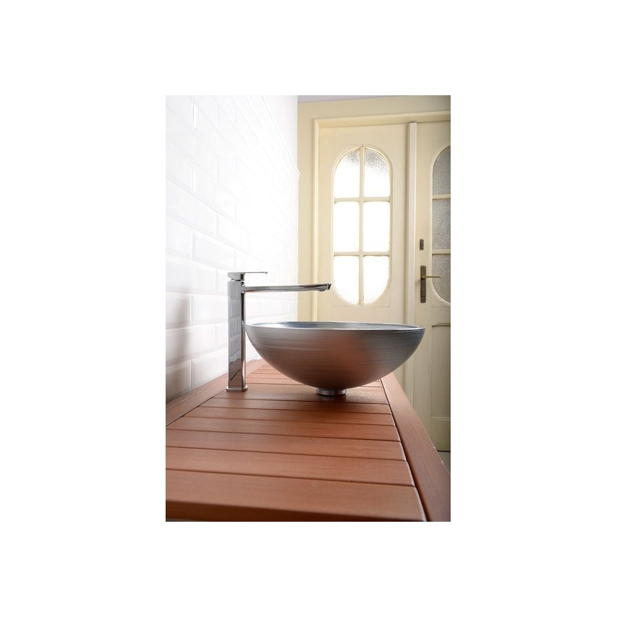 Sapho - Wastafelmengkraan MIXONA 29,8 cm glanzend chroom