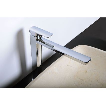 Sapho - Wastafelmengkraan MIXONA 29,8 cm glanzend chroom