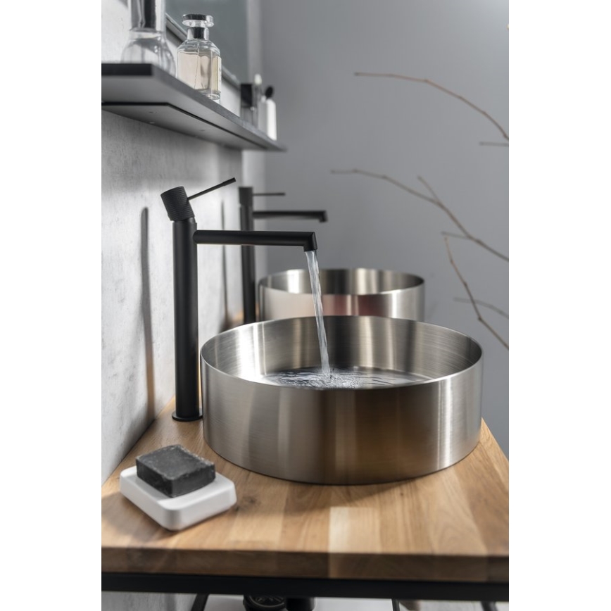 Sapho - Wastafelmengkraan SOLARIS 32 cm mat zwart