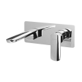 Sapho - Wastafelmengkraan voor inbouw MIXONA 9x19,6 cm, glanzend chroom
