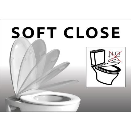 Sapho - Wc-bril SoftClose EDITA wit