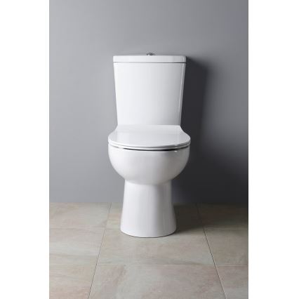 Sapho - WC-combinatie met bidetdouche, achterafvoer, keramiek/wit