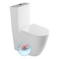 Sapho - WC combinatie TURKU onder/achter afvoer keramiek/wit