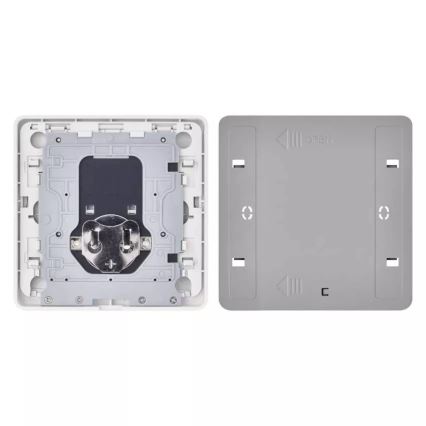 Schakelaar 2-knops GoSmart 1xCR2430 Tuya wit