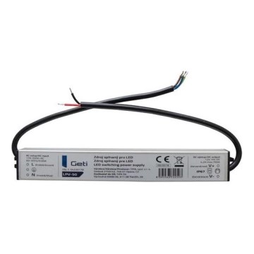 Schakelende voeding voor LED-strips 50W/12V IP67