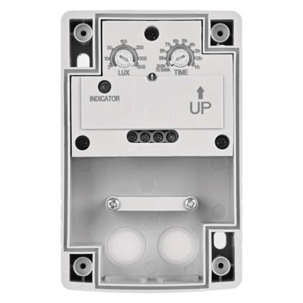 Schemerschakelaar 1800W/230V IP65 wit