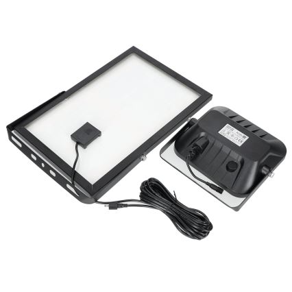 Schijnwerper op zonne-energie voor buiten met sensor LED/30W/6,4V 4000K IP65 6000 mAh + afstandsbediening