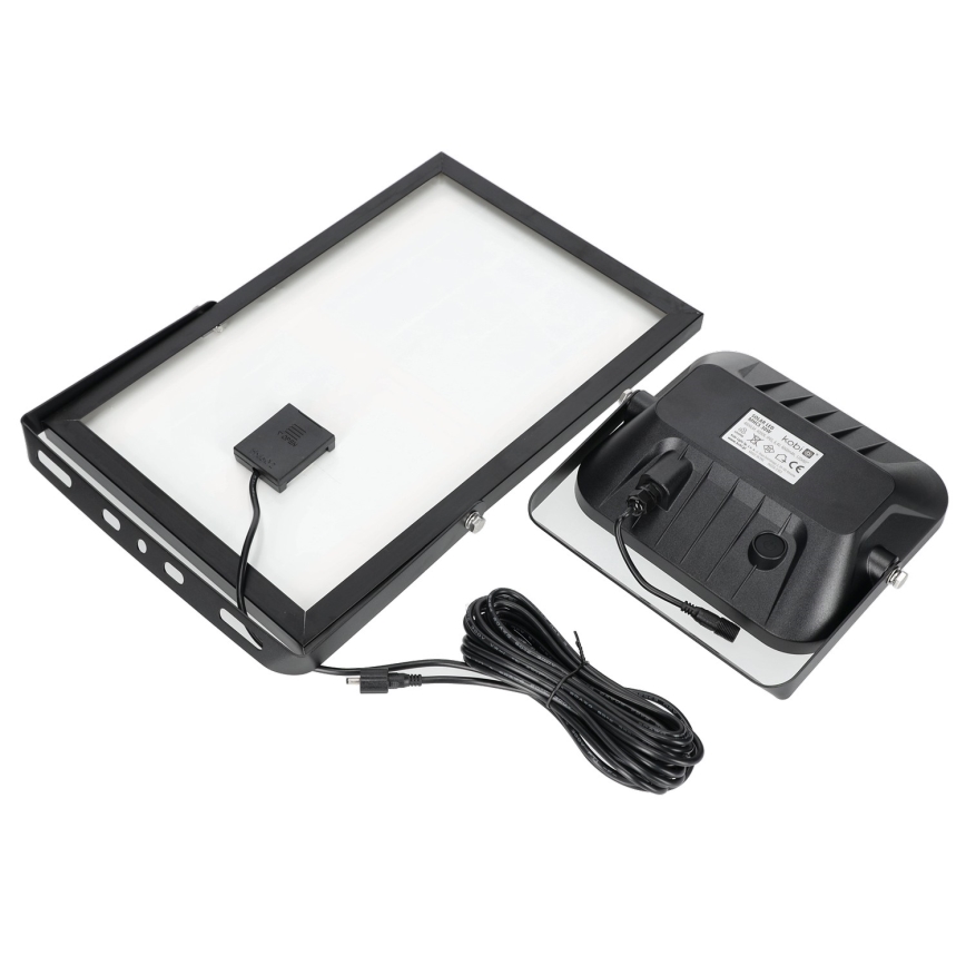 Schijnwerper op zonne-energie voor buiten met sensor LED/30W/6,4V 4000K IP65 6000 mAh + afstandsbediening