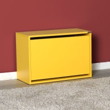 Schoenenkast 42x60 cm geel