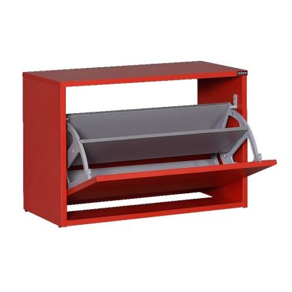 Schoenenkast 42x60 cm rood