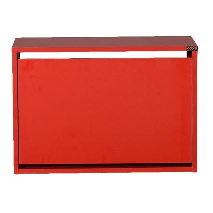 Schoenenkast 42x60 cm rood