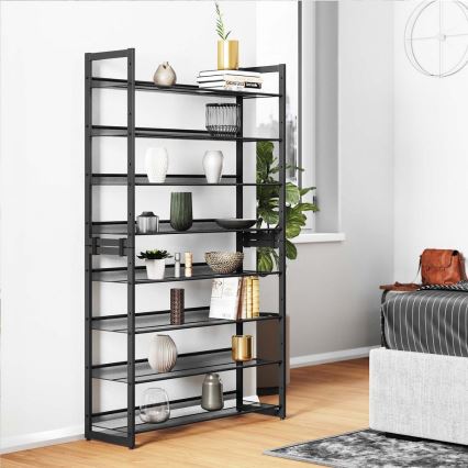 Schoenenkast ALVORO zwart