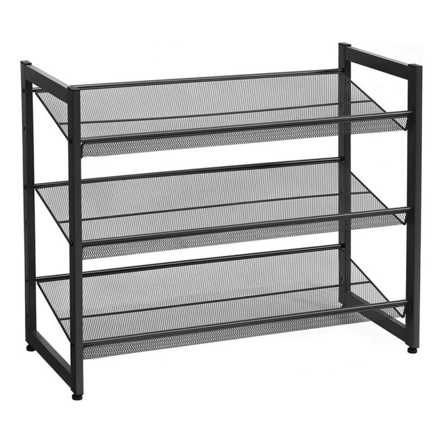 Schoenenkast ALVORO zwart