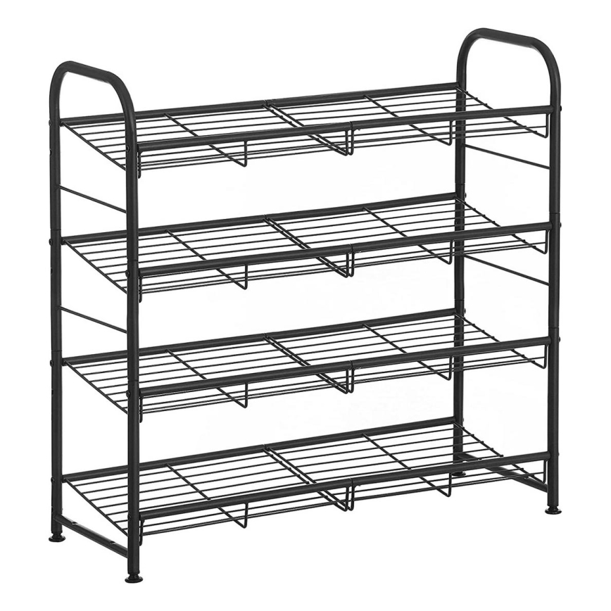 Schoenenkast ALVORO zwart