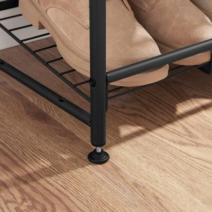 Schoenenkast ALVORO zwart