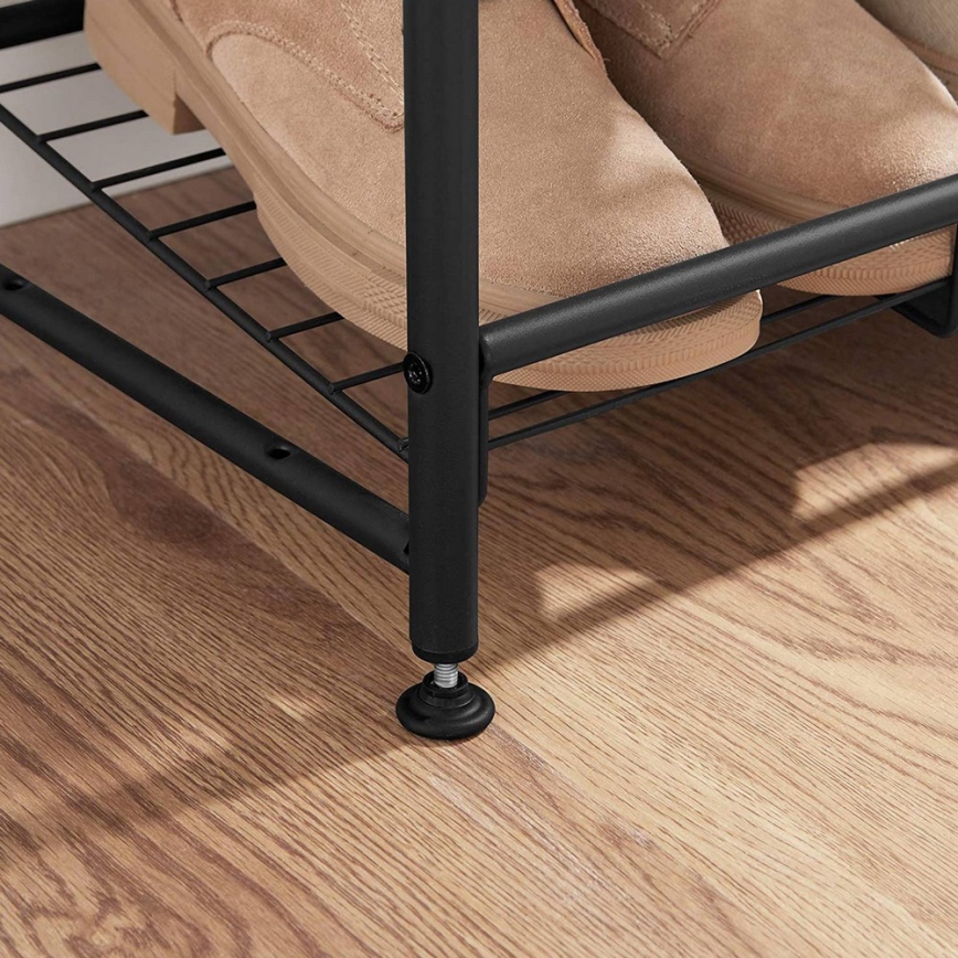 Schoenenkast ALVORO zwart