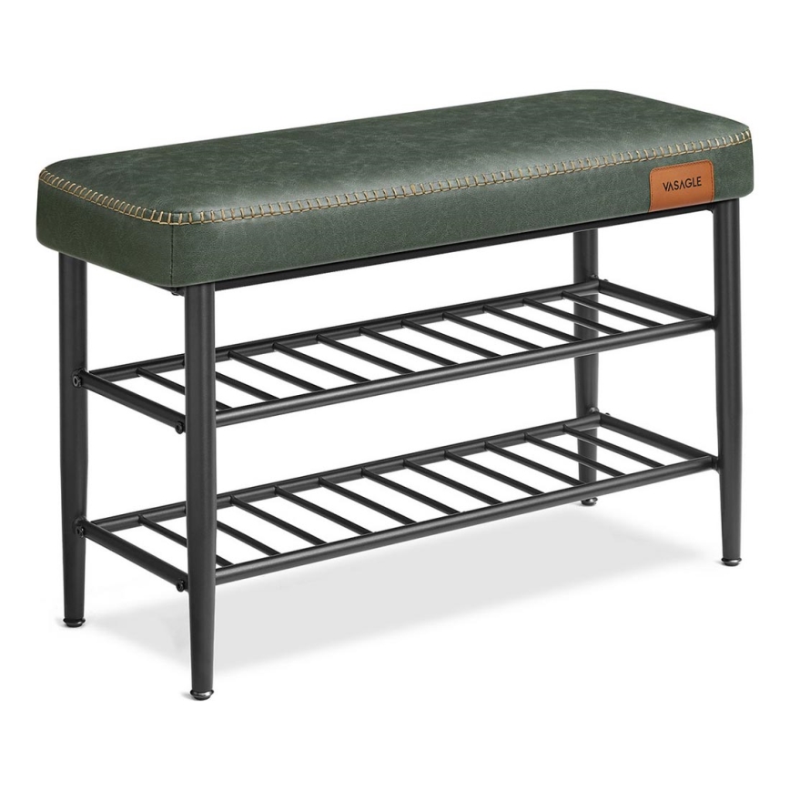 Schoenenkast ANDOR groen/zwart