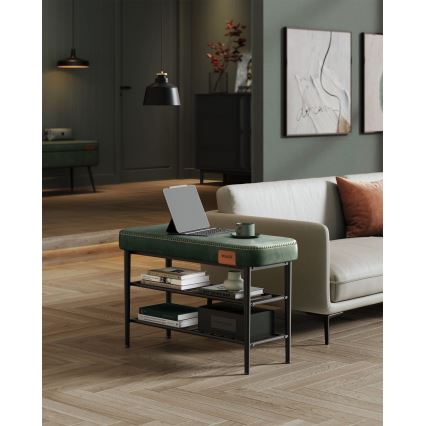 Schoenenkast ANDOR groen/zwart