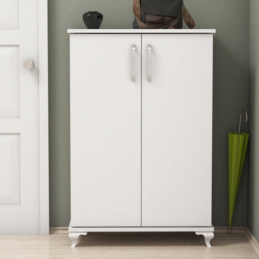 Schoenenkast ASTA 100x72 cm wit