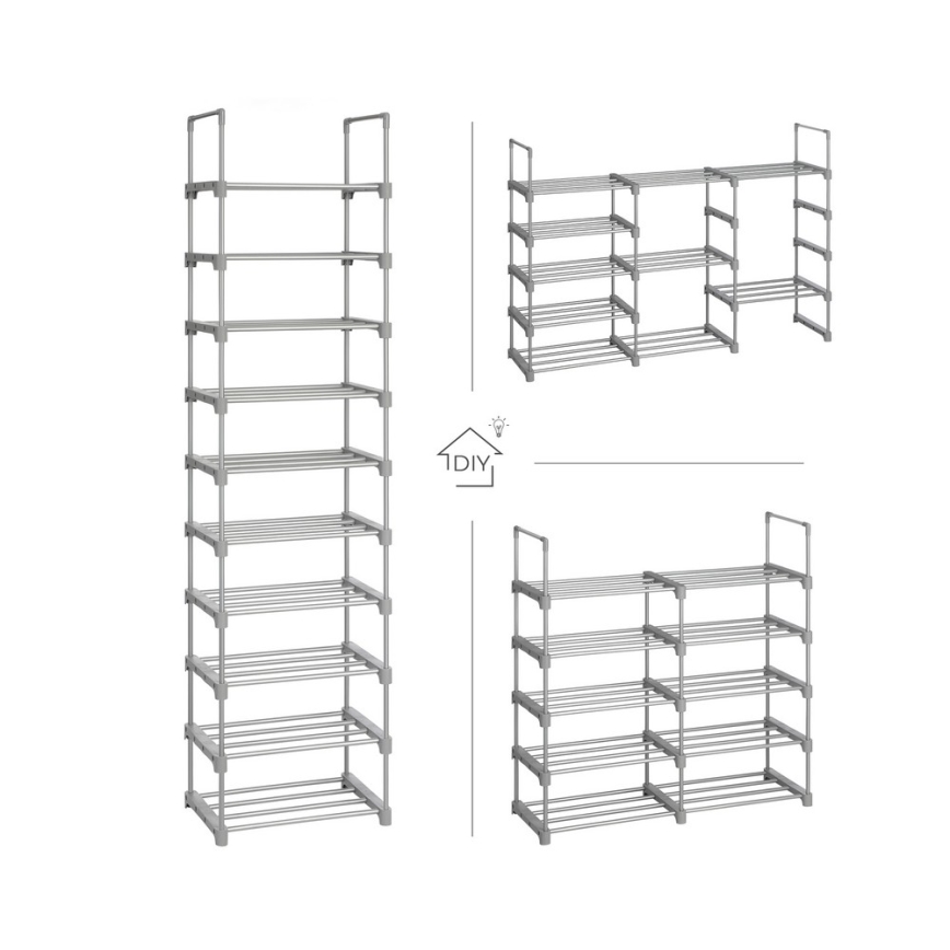 Schoenenkast BOXIFY šedá